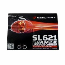 REELIGHT SL621 Feu Clignotant Arrière Sans Pile Sur Porte Bagage -Remorques vélo Soldes reelight sl621 feu clignotant arriere sans pile sur porte bagage full 4