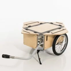 Remorque Vélo Bois Avec Coffre Modulable Flos 2425 Carette -Remorques vélo Soldes remorque velo carette flos 4