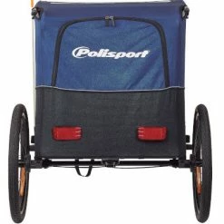 Remorque Vélo Enfant 2 Places Pliable Avec Suspension Polisport -Remorques vélo Soldes remorque velo enfant 2 places pliable avec suspension polisport full 3