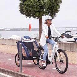 Remorque Vélo Enfant 2 Places Pliable Avec Suspension Polisport -Remorques vélo Soldes remorque velo enfant 2 places pliable avec suspension polisport full 6