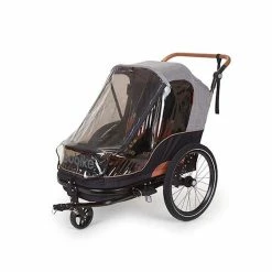 Remorque Vélo Enfants 2 Places 2 En 1 Avec Kit Piéton Bobike -Remorques vélo Soldes remorque velo enfants bobike 1