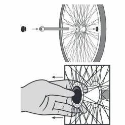 Roue 20 Pouces Pour Remorque Vélo Y-Frame Carry Freedom -Remorques vélo Soldes roue 20 pouces pour remorque velo y frame carry freedom 2