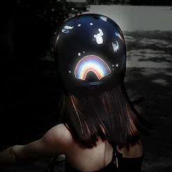 Sticker Réfléchissant Autocollant Vélo Rainette -Remorques vélo Soldes sticker reflechissant autocollant velo rainette full 6