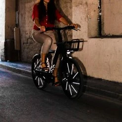 Stickers Réfléchissants Pour Cadre De Vélo Motif Louvre Will B -Remorques vélo Soldes stickers velo will b motif louvre 3