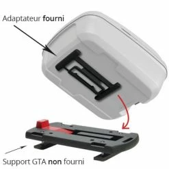 Top Case Citybox Pour Fixation GTA Klickfix Sur Porte Bagage -Remorques vélo Soldes top case citybox pour fixation gta klickfix sur porte bagage full 4